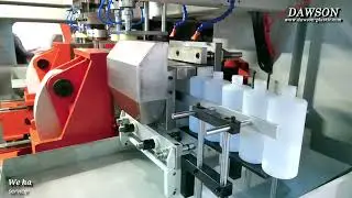 1L HDPE fully servo drive Double station two head blow molding machine