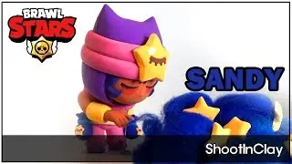 [brawlstars] How to make new legendary brawler Sandy with soft clay (clay tutorial)