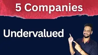 5 Undervalued Stocks 🔥 Best Stocks To Invest In 2024 🚀 | Stocks To Buy Now 🔥 | Sagarnomics