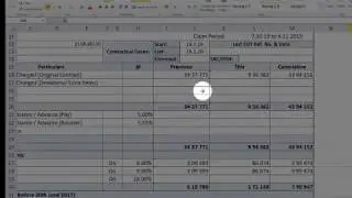 Civil Billing ( Escalation & Mobilization Advance)