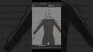 made a male model use a reference image in blender 