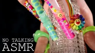 ASMR 1h Triggers with XXL Nails (🎧 NO TALKING | tapping, scratching, clacking)