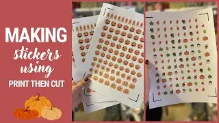 Using Print Then Cut For Stickers