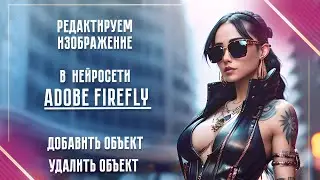 Редактируем изображение в  Adobe Firefly. Функция Generative fill. Перерисовка и удаление объектов
