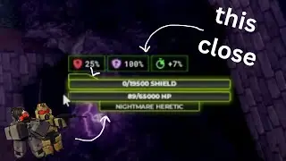 clutching nightmare herectic at the last second