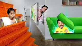 We Built Secret Room In Three Color | You’d Never Find