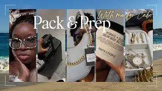 PACK and PREP with me for CABO 🤍 + MAJOR Shopping Haul !