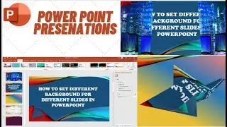 how to set different background for different slides in PowerPoint ||  ppt background