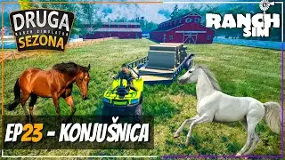 IZGRADIO KONJUŠNICU! KONJI STIŽU NA RANČ! *Ranch Simulator*