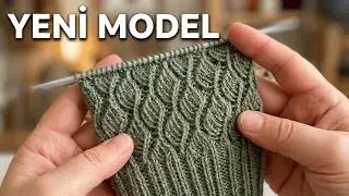 İki Şiş Örgü ✔ Yelek Hırka Çorap Modeli ✔ knitting two needles ✔ How to