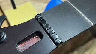 Final Shaping a Bass Nut!