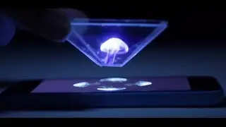 تحويل صورة الهاتف الذكى الى صورة  ثلاثية الابعاد (الهولوجرام)
