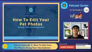 Petcast Series Episode 2 - How to edit your pet photos using your smartphone