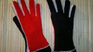 Перчатки крючком мастер-класс. (Tailoring Gloves Guide).