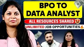 BPO TO DATA ANALYST IN 6 MONTHS✅ | NON TECH TO DATA FIELD JOB | UNLIMITED JOBS ROADMAP SHARED🚀