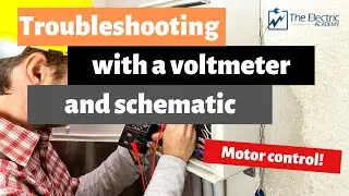 Troubleshooting with a voltmeter and schematic.