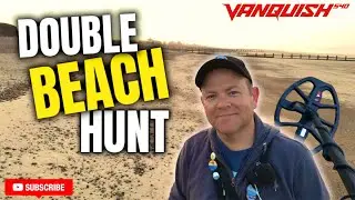 Beach Metal Detecting Minelab Vanquish 540 (south coast detecting)