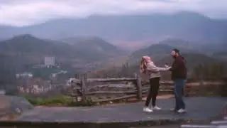 Lexi and Jon, surprise proposal, Gatlinburg, TN
