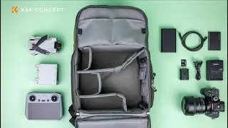 K&F Concept Kamerarucksack, Leichte Kamerataschen für Fotografen (Beta Rucksack 20L)