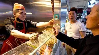 Chinese STREET FOOD Tour of Hefang Street + Wushan Night Market | Hangzhou, China