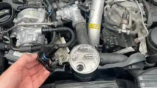 Mercedes W212 | How To Replace Engine Fuel Filter OM642