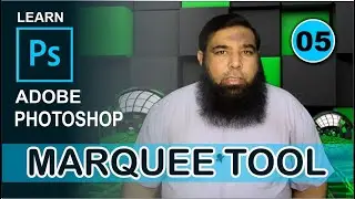 Adobe Photoshop Tutorial Urdu / Hind - Marquee Tool 05.
