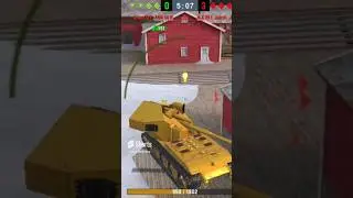 Waffenträger auf E 100 "Оруженосец" Золотая Вафля уже в Tanks Blitz на LESTA #shortsblitz #wotblitz