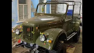 #9 часть. Новые шины и диски для ГАЗ 69 и многое другое#Газ-69 custom#Old Soviet Gaz-69 Restoration