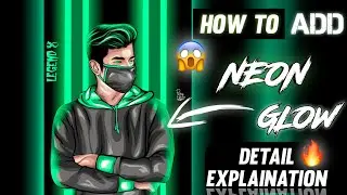 How To Add Neon Glow In Vector Easily | NEON VECTOR in Android | Detail Explain |Prince Editz