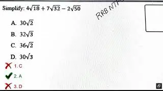 Simplification 4 - RRB NTPC Exam 2020 - Aptitude