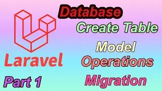 Introduction Laravel with database | Create Table, Model And Operation Part1