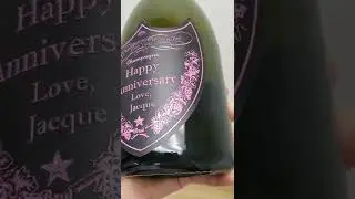 Custom Embossed Champagne Label