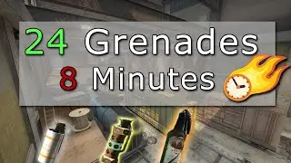 24 Train Grenades in 8 Minutes (CSGO Tips and Tricks)