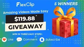 Giveaway | Free Online Video Editor | FlexClip Pro Plan
