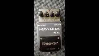 Groovin HM-300 Heavy Metal Distortion guitar pedal Review e Demo