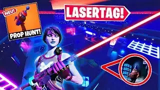 Das KRASSESTE VERSTECK! Lasertag Prop Hunt in Fortnite
