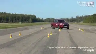 Hilux teste com outras pick-up