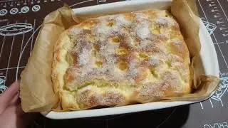 САХАРНЫЙ  ПИРОГ  СО  СЛИВКАМИ  НЕВЕРОЯТНО ВКУСНО