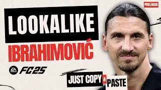 EA FC 25 Zlatan - Pro Clubs Face Creation - step-by-step - LOOKALIKE