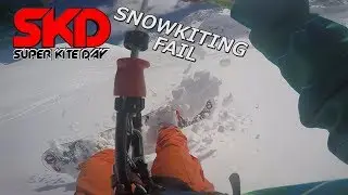 SNOW KITE HILL GLIDE FAILS 🤣 💀 ⛔️
