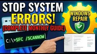 Monthly maintenance service Windows 10 and 11 speed up computer