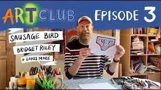Bridget Riley for kids – Art Club with Olaf Falafel Ep03