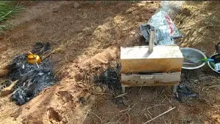  👨‍👩‍👧‍👦 لحظات عائلية جميلة مع الأعمال اليومية ونكهة الشواء وسط الطبيعة 🍖🌿