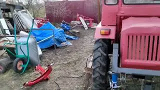 Начало установки косилки WIRAX 069 на Т 16