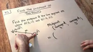 Key Skill - Find the midpoint of two points.