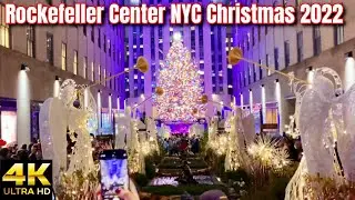 Rockefeller Center NYC Christmas 2022 Walking Tour
