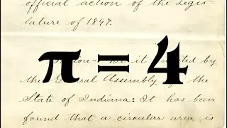 The Indiana Pi Bill of 1897.
