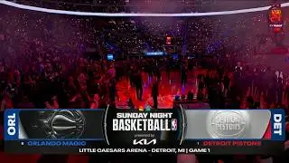 NBA Playoffs on NBC intro | ORL@DET | 4/19/2026 (GM1)