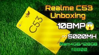 Realme C53 #unboxing 🇮🇳 Ram4GB /128GB Realme C53 #Review Realme C53 camera 108 #review #tech Mom and