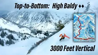 Top-To-Bottom Snowbird High Baldy Traverse - Powder Run - RAW
